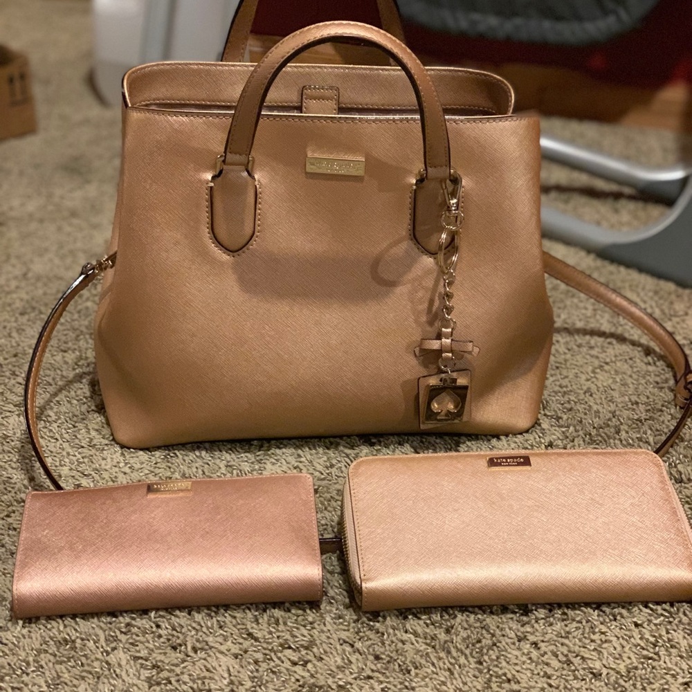 Kate Spade 3 item bundle! Rose Gold ❤️❤️